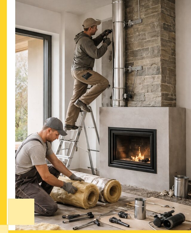 Монтаж дымоходов для каминов в Саяногорске от 15365 р. ЭриданСнг