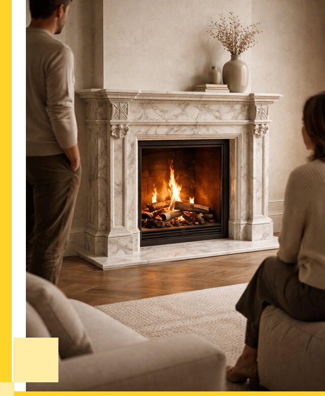 Мраморные камины под ключ в Саяногорске от 256075 р. | ЭриданСнг