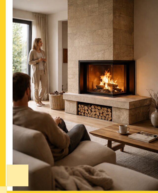 Угловые камины из кирпича установка в Саяногорске от 153645 р. ЭриданСнг