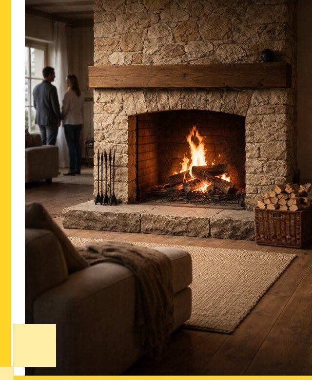 Открытые камины под ключ в Саяногорске от 153645 р. ЭриданСнг