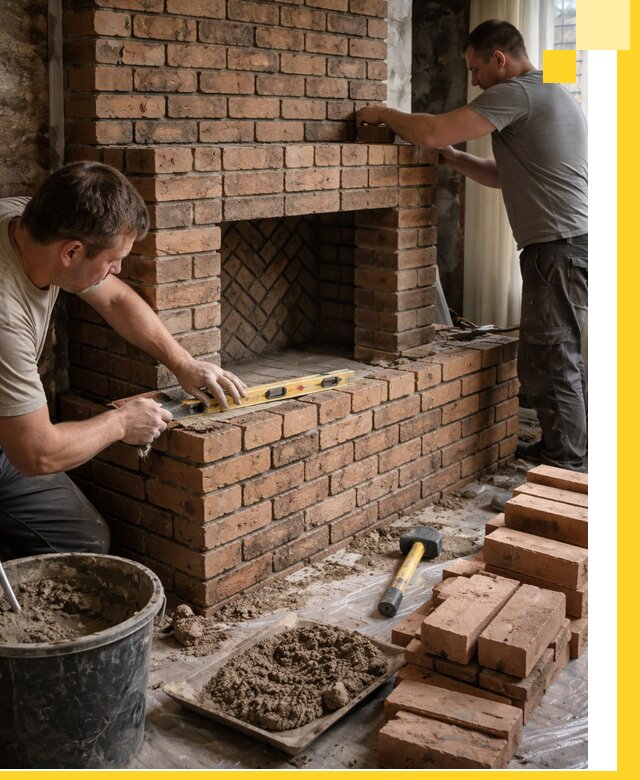 Изготовление и установка кирпичных каминов в Саяногорске