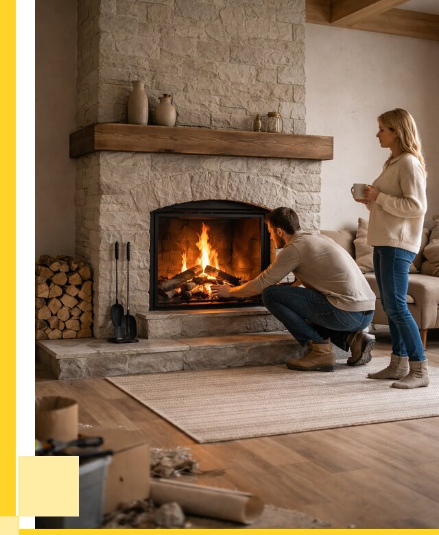 Камины для загородного дома в Саяногорске от 358505 р., ЭриданСнг