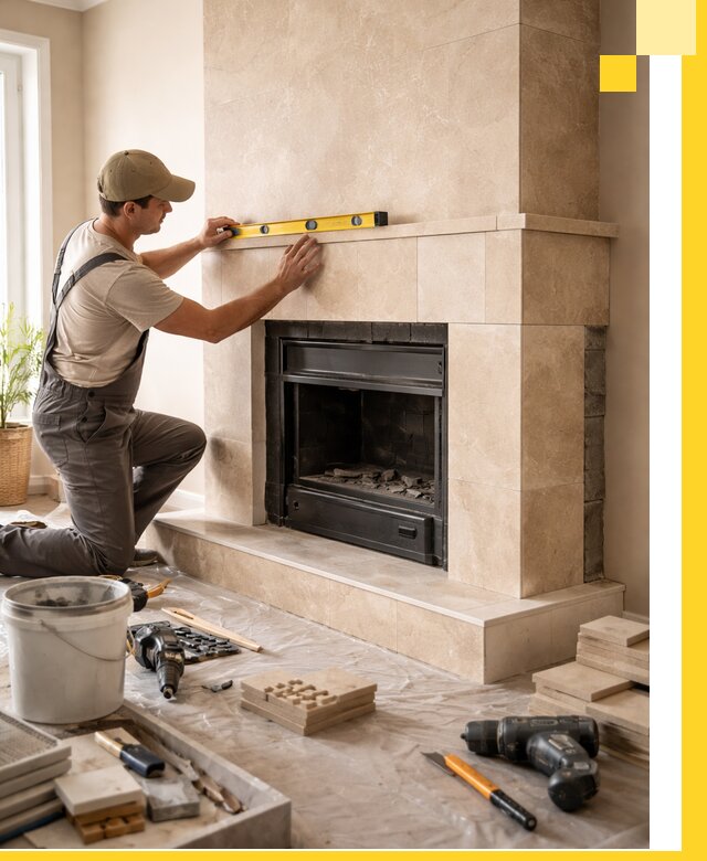 Установка и монтаж каминов в частном доме под ключ в Саяногорске