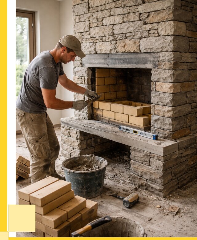 Кладка каминов и камина в Саяногорске от 25608 р. ЭриданСнг