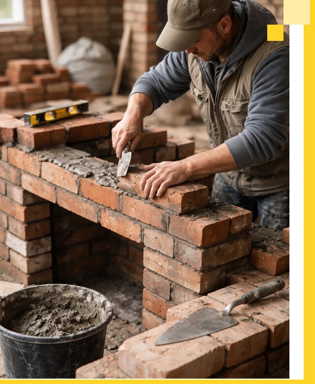 Кладка каминов под ключ в Саяногорске профессиональная отделка и монтаж