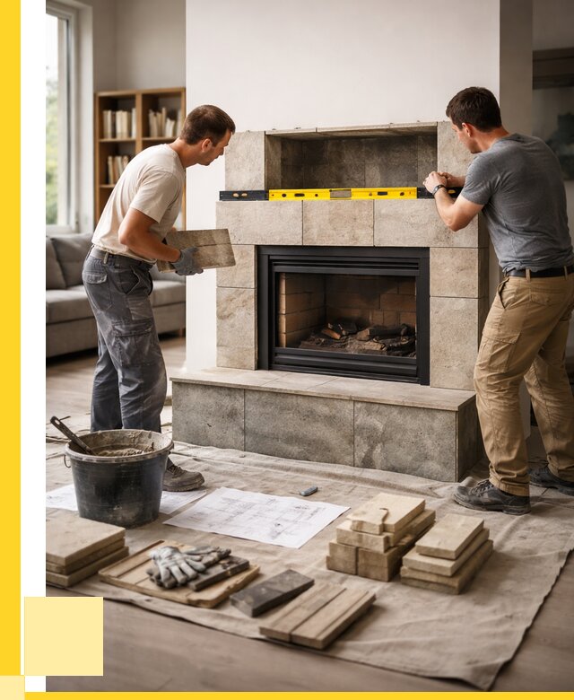 Монтаж каминов и установка в Саяногорске от 46094 р. | ЭриданСнг