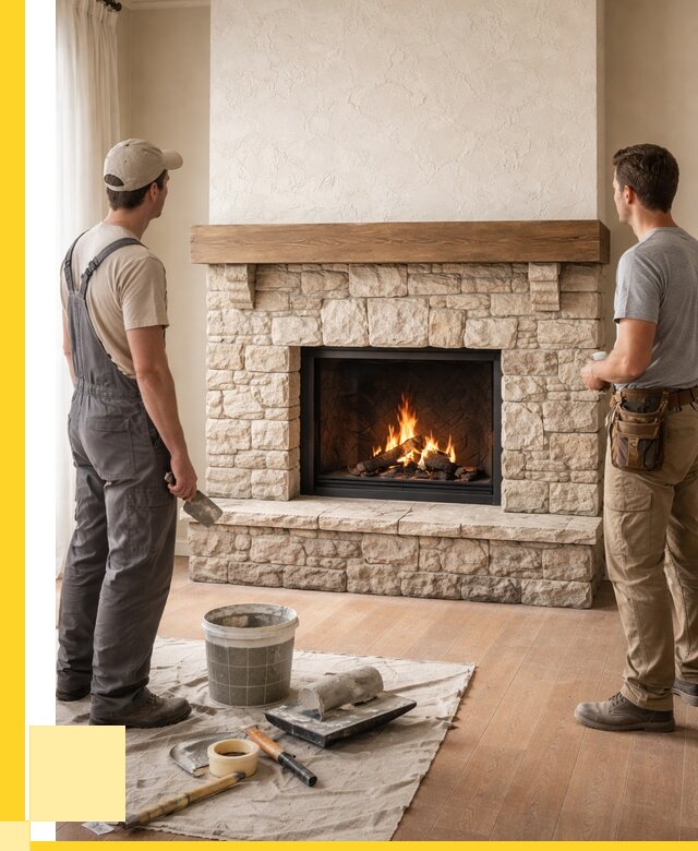 Отделка каминов в Саяногорске от 6658 р. под ключ | ЭриданСнг