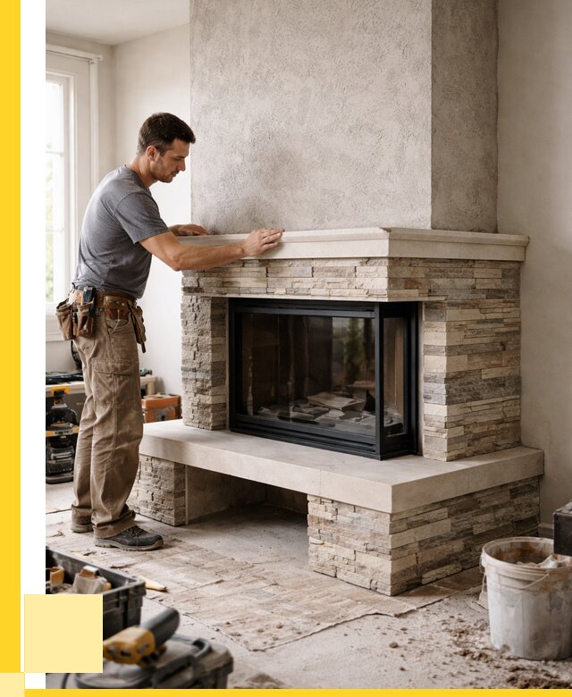 Изготовление каминов под ключ в Саяногорске от 153645 р. | ЭриданСнг