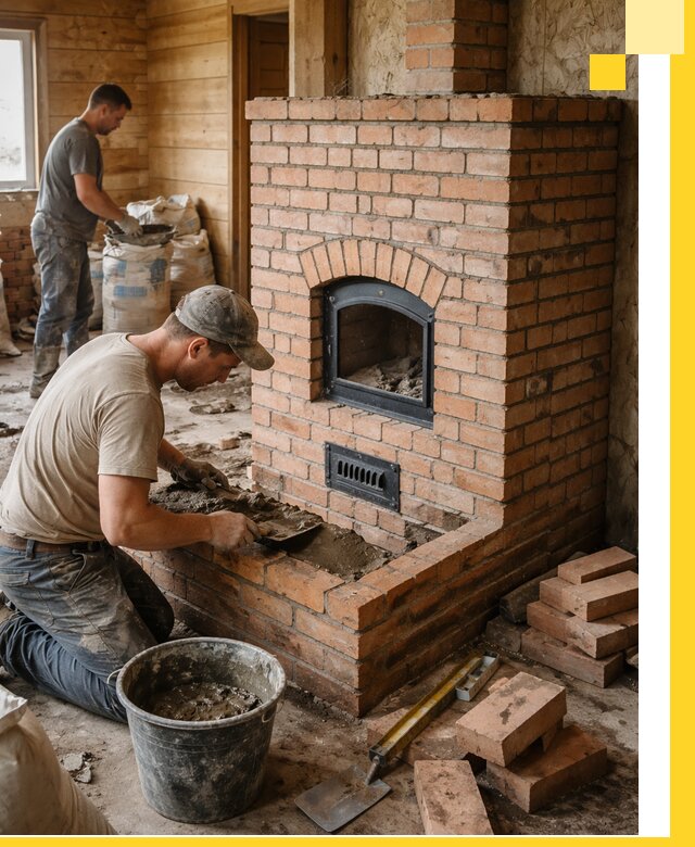 Профессиональное строительство печей в Саяногорске под ключ