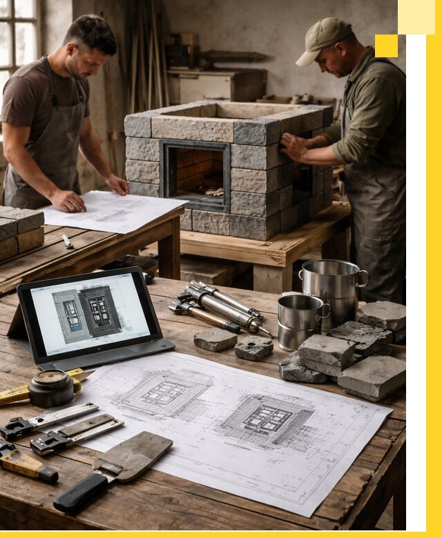 Разработка проектов печей с согласованием и монтажом в Саяногорске