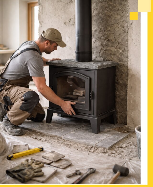 Профессиональный монтаж печей и каминов в Саяногорске под ключ