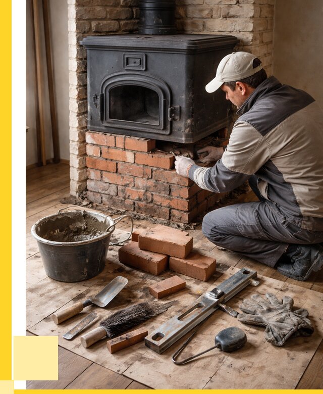 Ремонт печей в Саяногорске от 12292 р., услуги печника ЭриданСнг