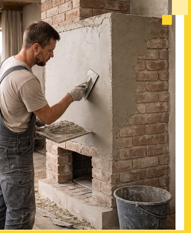 Отделка печей и облицовка каминов в Саяногорске под ключ