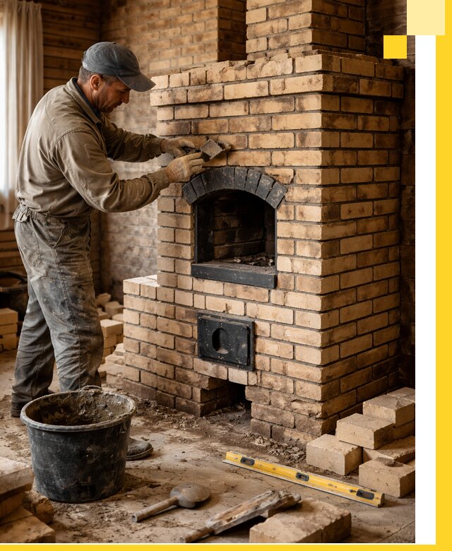 Кирпичные печи под ключ в Саяногорске: проектирование и кладка