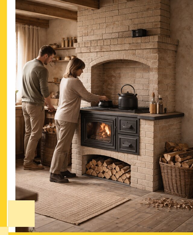 Печи с плитой в Саяногорске от 46094 р. | ЭриданСнг — кирпичная печь