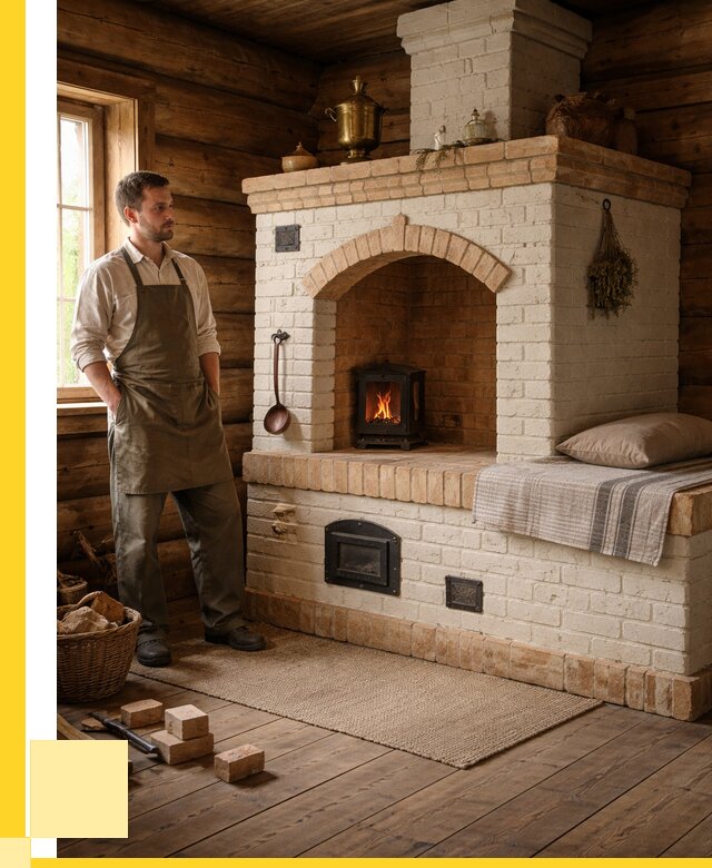 Русские печи с лежанкой под ключ в Саяногорске от 153645 р. ЭриданСнг