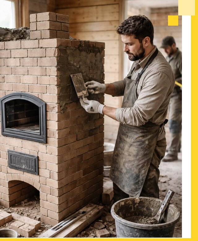 Изготовление и установка печей-шведок под ключ в Саяногорске