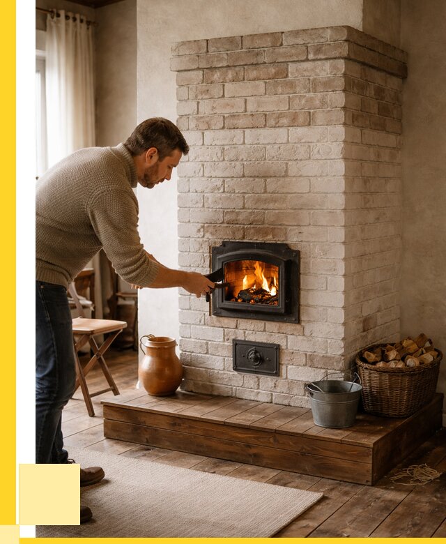 Печь голландка из кирпича в Саяногорске от 87066 р. | ЭриданСнг