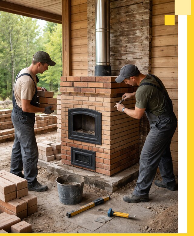 Производство и установка дачных печей под ключ в Саяногорске