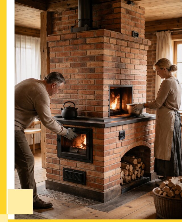 Печи для загородного дома под ключ в Саяногорске от 81944 р. | ЭриданСнг