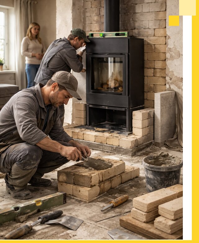 Печи и камины под ключ: проект, установка в Саяногорске