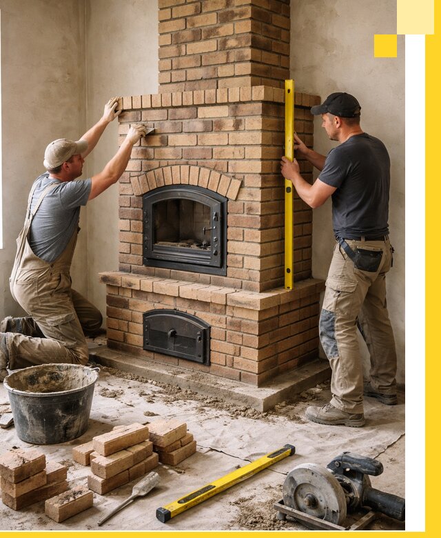 Продажа и установка печей и каминов для дома под ключ в Саяногорске