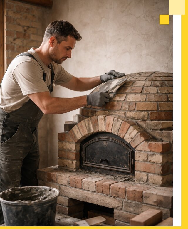 Изготовление и монтаж помпейских печей на заказ в Саяногорске