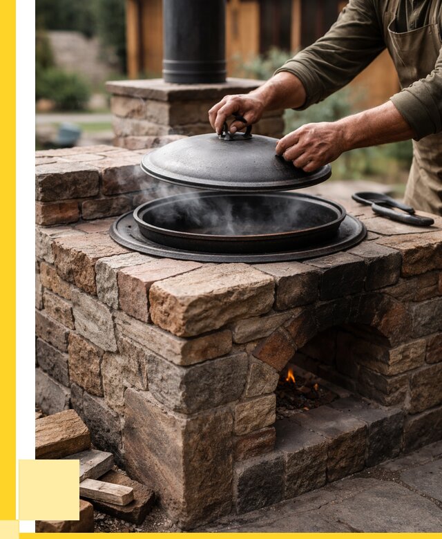 Печи для казана в Саяногорске по цене от 18437 р. | ЭриданСнг