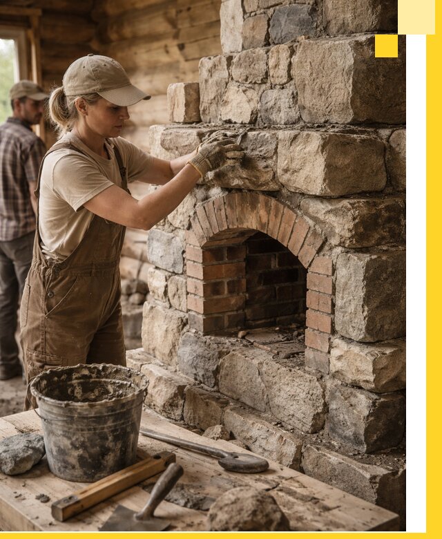 Каменные печи на заказ и монтаж в Саяногорске, долговечные решения