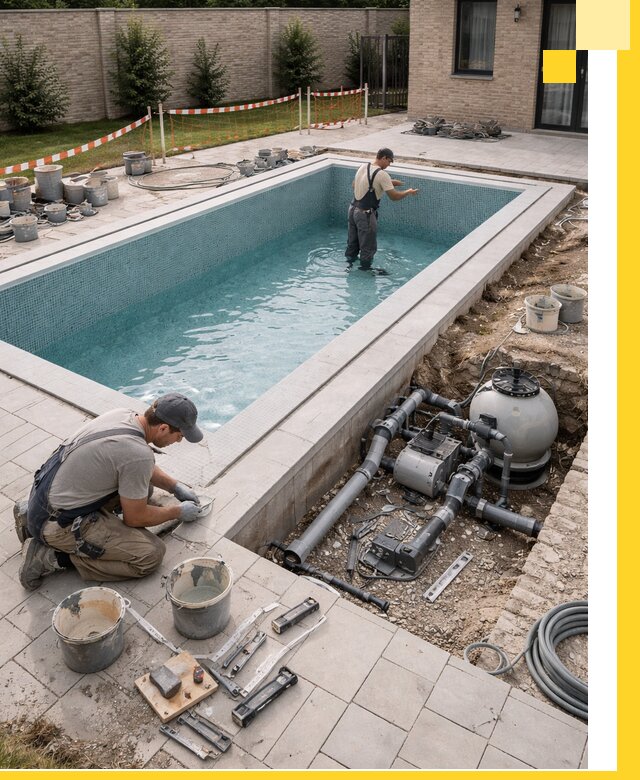 Строительство бассейнов под ключ в Саяногорске: проекты и монтаж