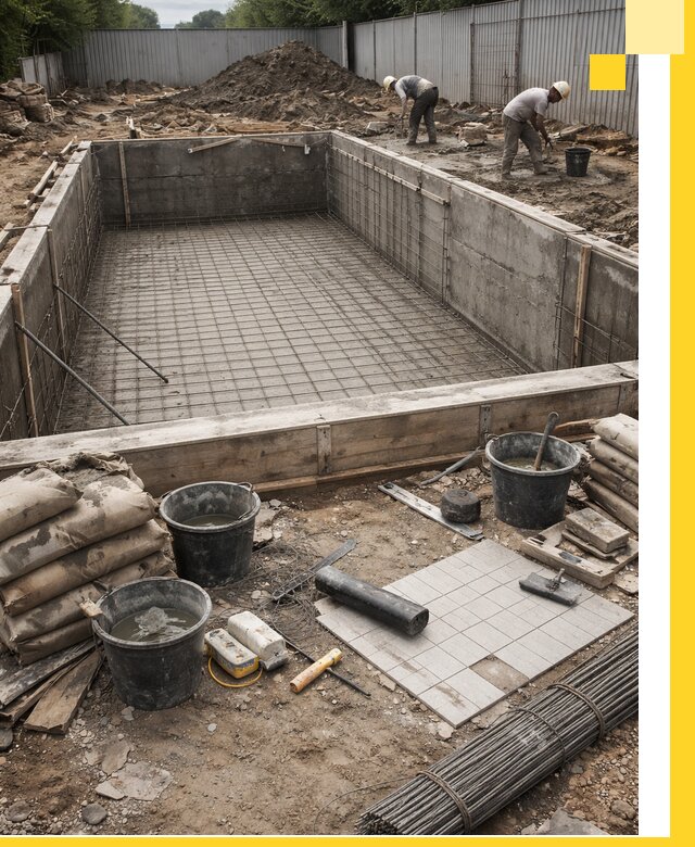 Строительство бассейнов под ключ в Саяногорске, дизайн и монтаж