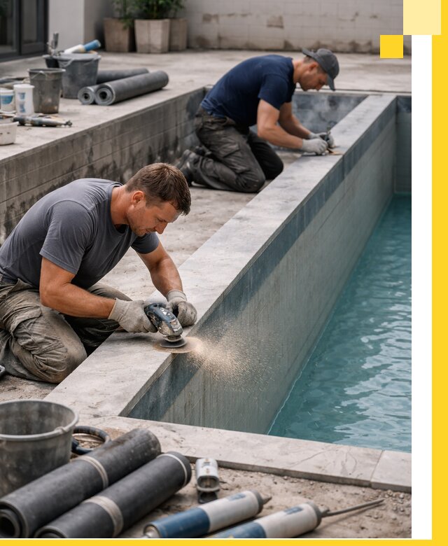 Профессиональный ремонт бассейнов под ключ в Саяногорске