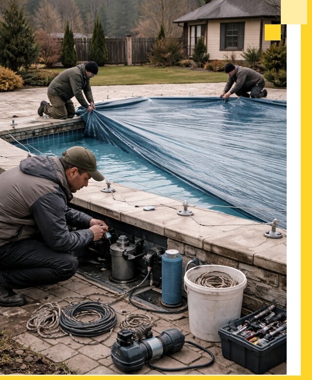 Консервация бассейнов в Саяногорске: подготовка к длительному хранению