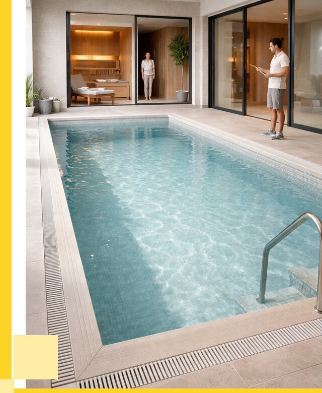 Отделка бассейна пленкой ПВХ в Саяногорске от 3585 р. - ЭриданСнг