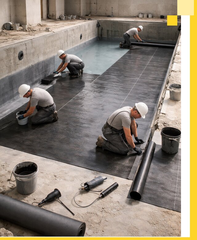 Профессиональная гидроизоляция бассейнов и чаш в Саяногорске под ключ