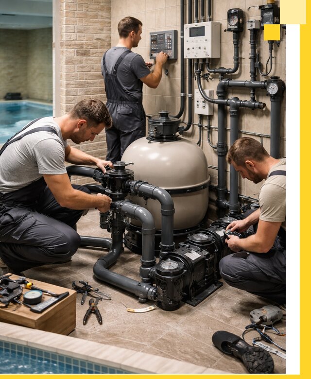 Комплексное оборудование для бассейнов под ключ в Саяногорске