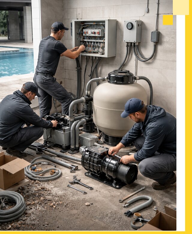 Профессиональный монтаж оборудования для бассейнов в Саяногорске