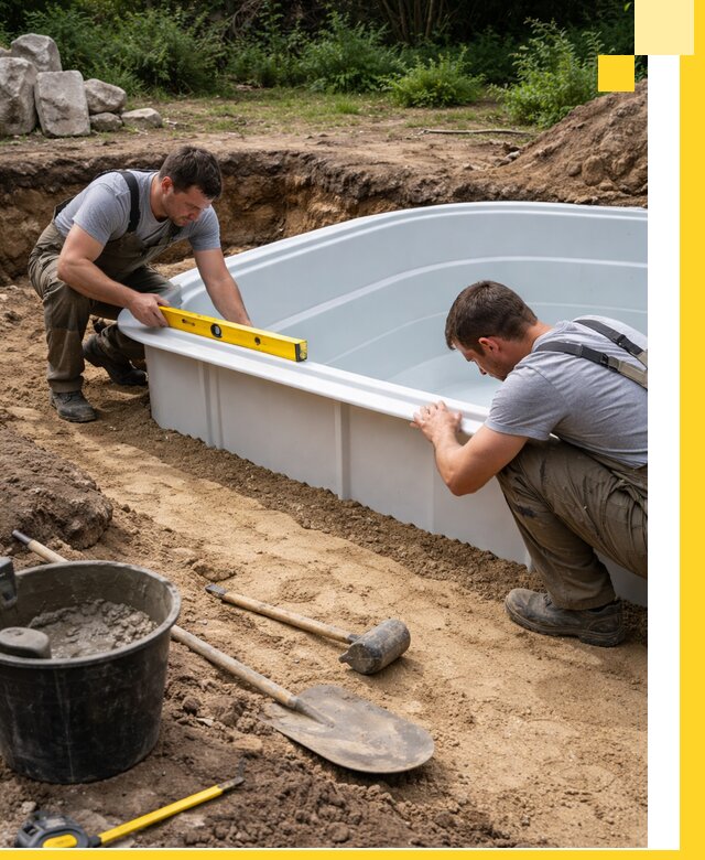 Производство и установка пластиковых бассейнов в Саяногорске под ключ