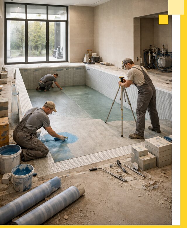 Проект и строительство закрытых бассейнов в Саяногорске под ключ