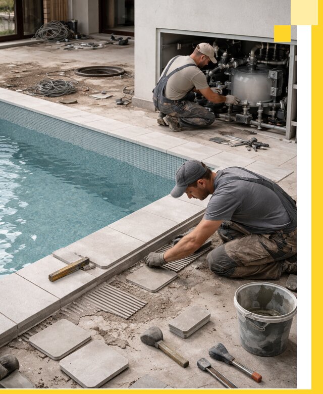 Строительство и монтаж бассейнов в коттедже в Саяногорске