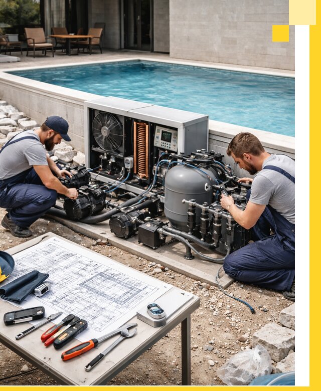 Проектирование и монтаж бассейнов с подогревом в Саяногорске