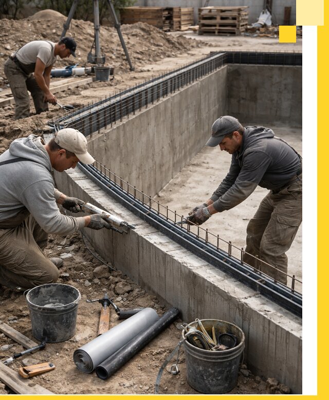 Качественный монтаж чаши бассейна в Саяногорске под ключ с гарантией