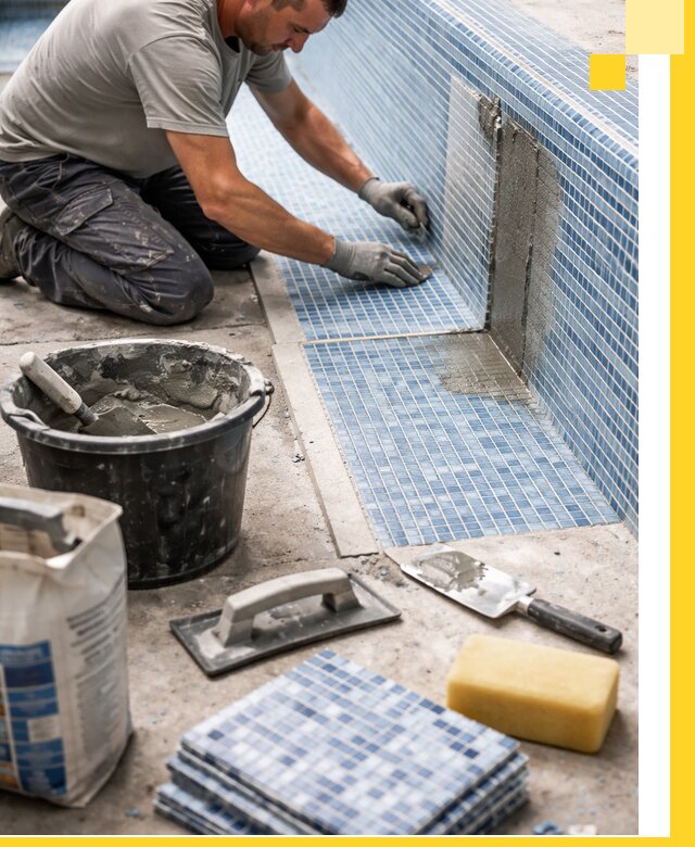 Укладка и ремонт мозаики для бассейнов под ключ в Саяногорске