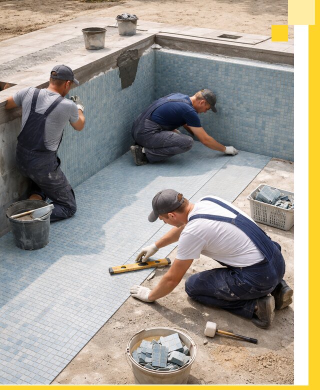 Укладка и установка плитки для бассейнов под ключ в Саяногорске