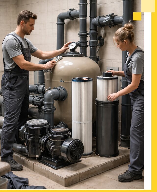 Фильтры и системы фильтрации для бассейнов в Саяногорске