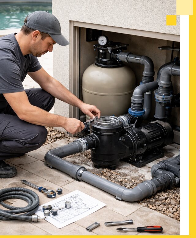 Поставка, монтаж и сервис насосов для бассейнов в Саяногорске