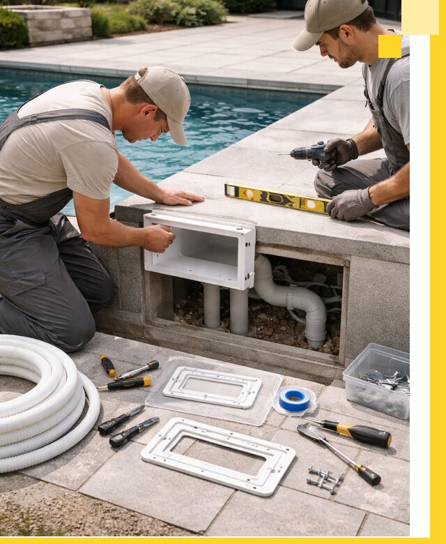 Поставка и установка скиммеров для бассейнов в Саяногорске