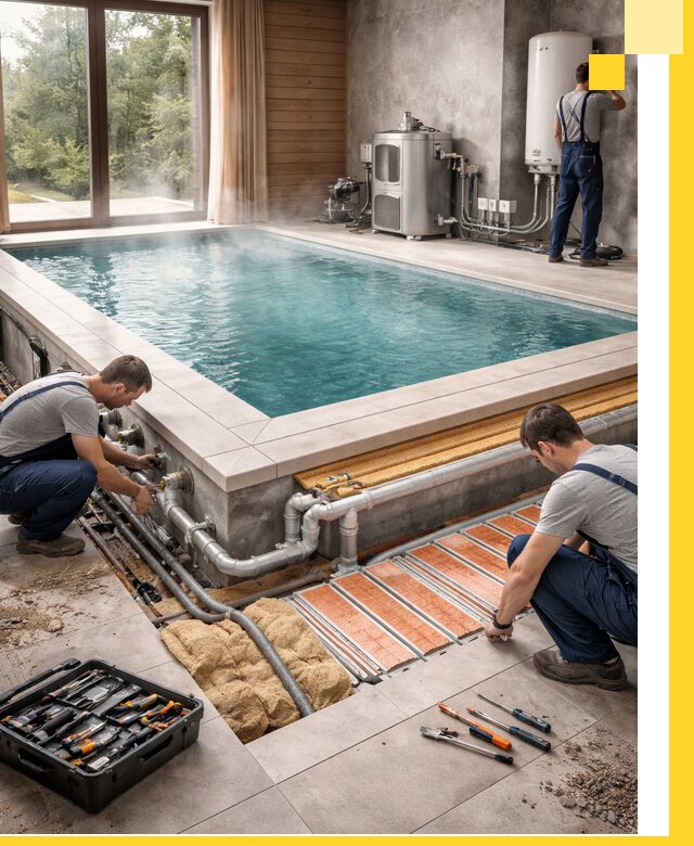 Проектирование и строительство тёплых бассейнов в Саяногорске