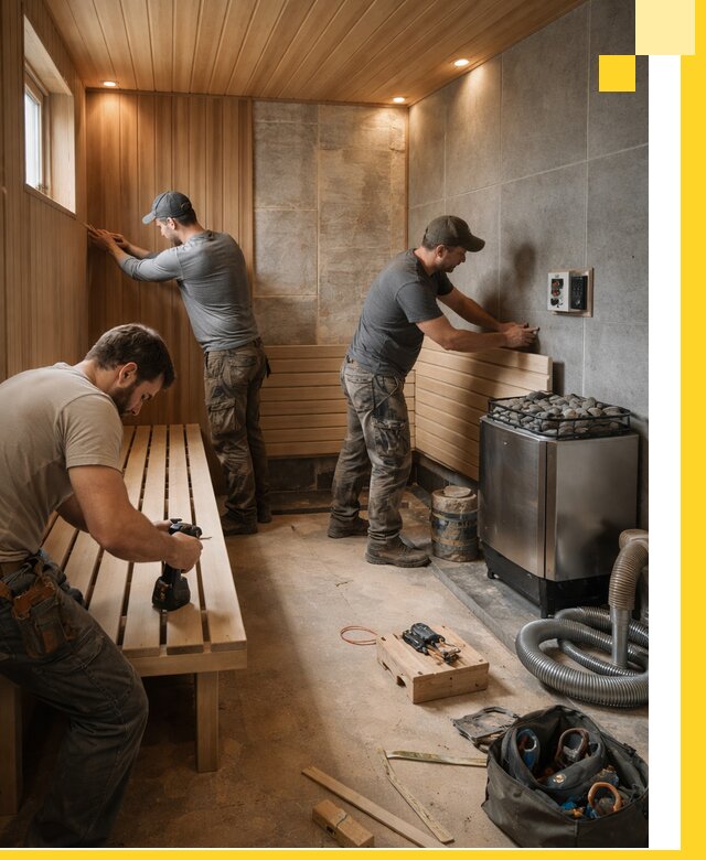 Сауны под ключ в Саяногорске, проектирование, строительство, отделка
