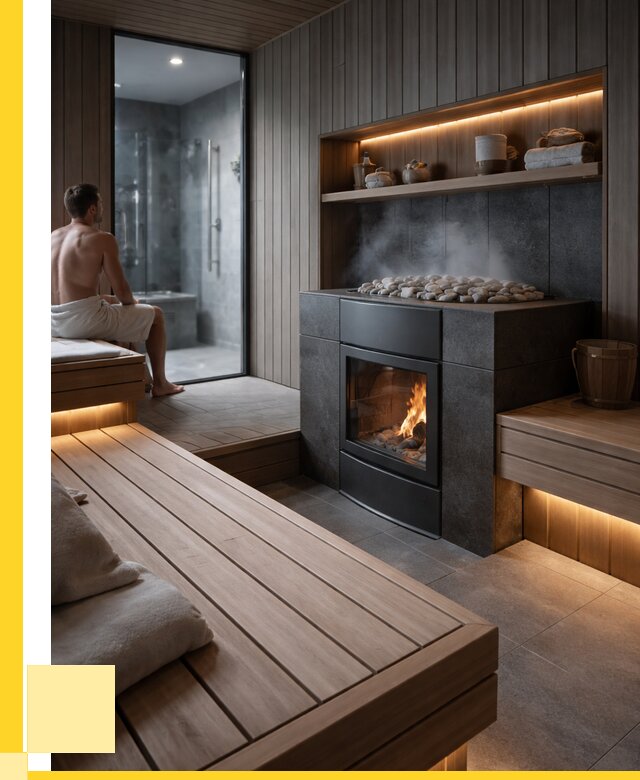 Проект сауны в частном доме в Саяногорске от 35851 р. | ЭриданСнг